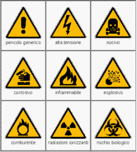pericolo Segnaletica sicurezza