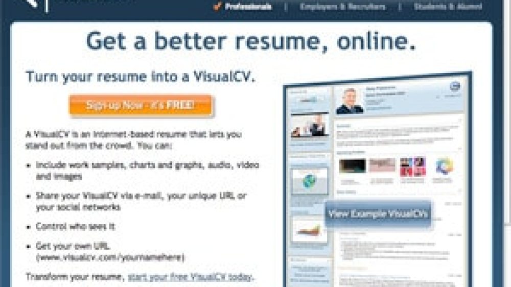 Servizi Web per redigere un buon Curriculum Vitae
